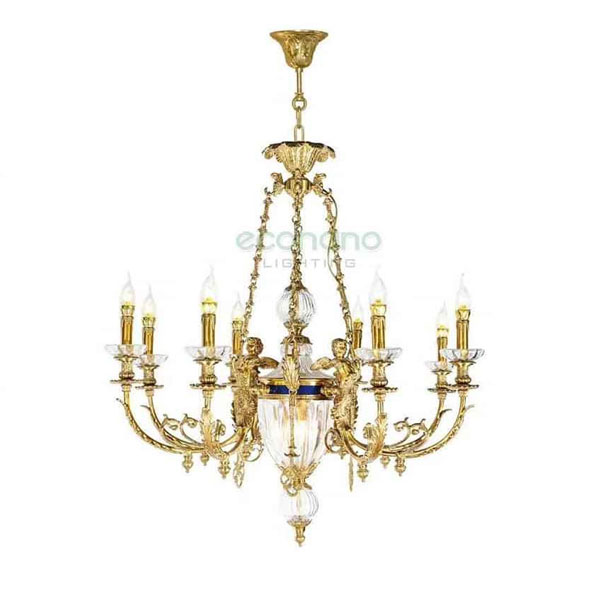 đèn chùm ý thiên thần 8 tay nến ECOTT-01