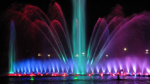 hệ thống đèn nhạc nước